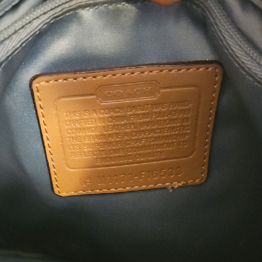 Coach Cream and Tan Crossbody Bag - Picture 3 of 10
